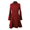 Belle Semi-Flare Harris Tweed Overcoat [3 Colors]
