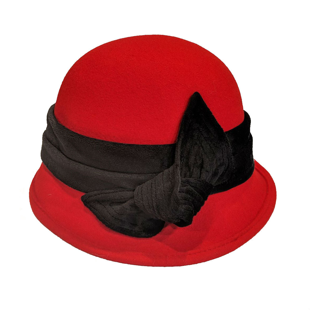 Cashmere cloche hat