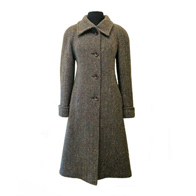 Donegal Tweed Overcoat | Olive