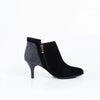 Harris Tweed & Sheepskin Pointed Heel Ankle Boots [2 Colors]