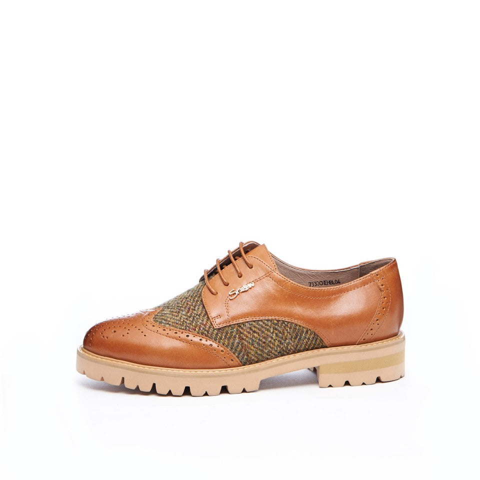 Women's Harris Tweed Brogues | Shoes | Scotland House, Ltd.
