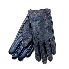 Men's Heritage Traditions Charcoal Tweed Gloves