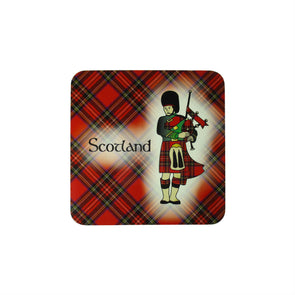 Scottish Bagpiper Coaster