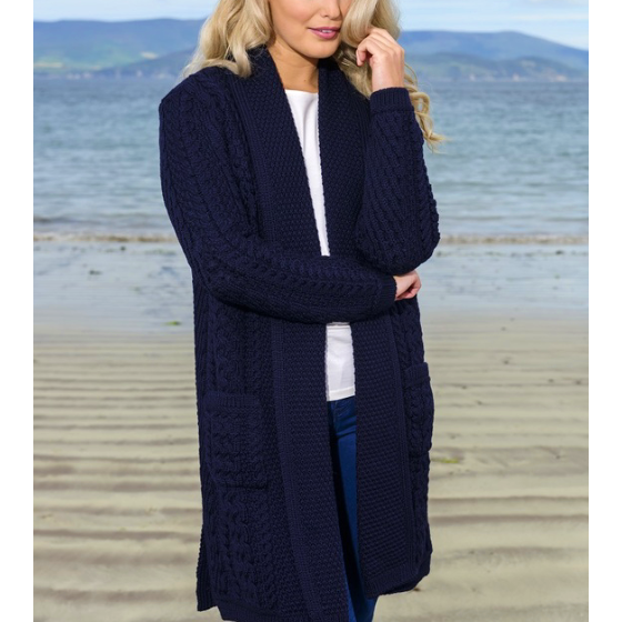 Aran Waterfall Cardigan Coat 2 Colors