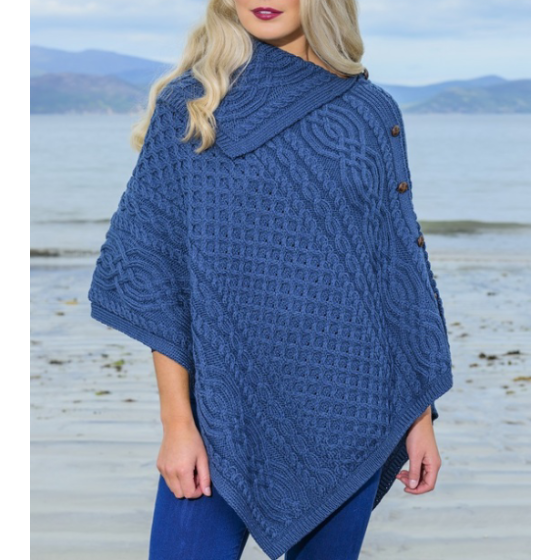 Poncho Sweater + Double-Sided Tote 