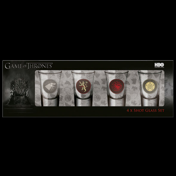 Game of Thrones Shot Glasses | Set of 4