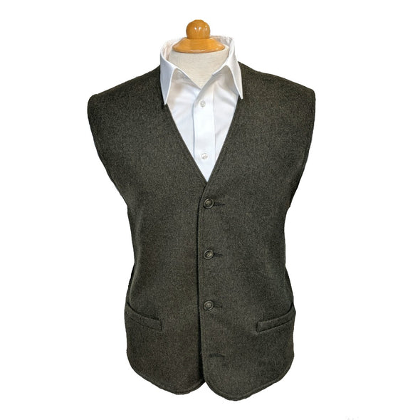Men's Pure Wool Unstructured Vest [2 Colors]