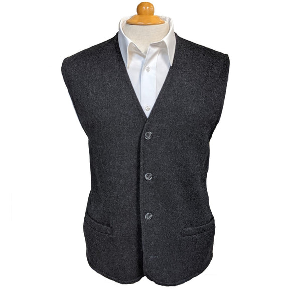 Men's Pure Wool Unstructured Vest [2 Colors]