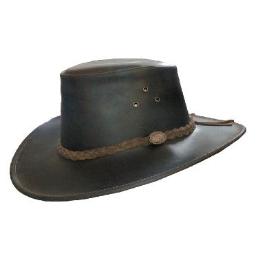 Cowhide Leather Aussie Hat