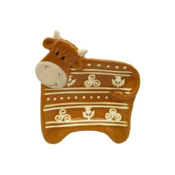 Ceramic Highland Cow Teabag Holder