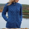 Aran Short-Zip Cardigan Sweater [2 Colors]