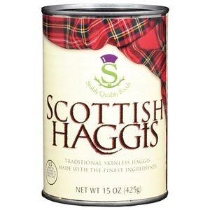 Scottish haggis canned