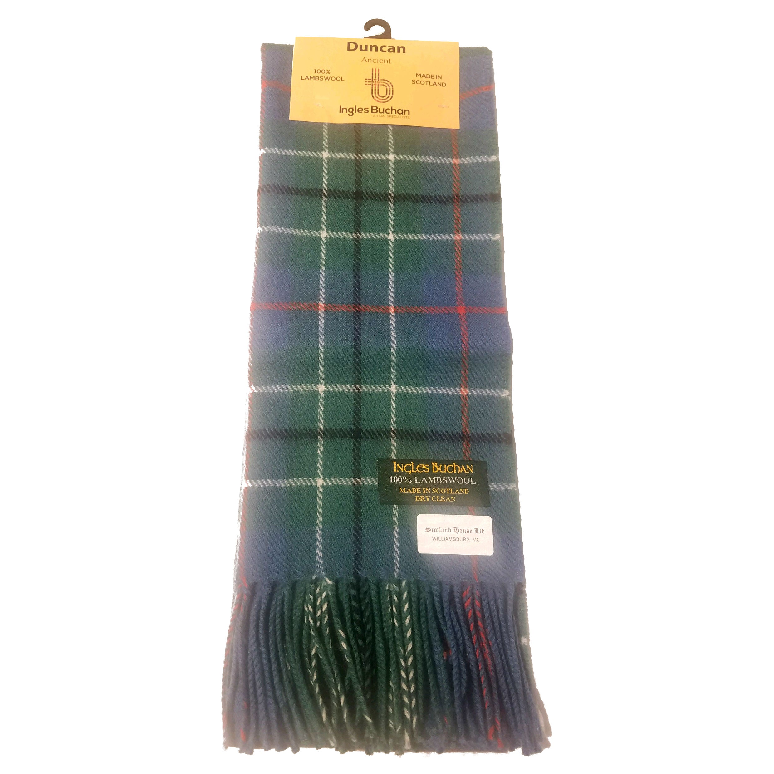 Scottish Scarf Style Edit: Brushed Wool Tartan Scarf