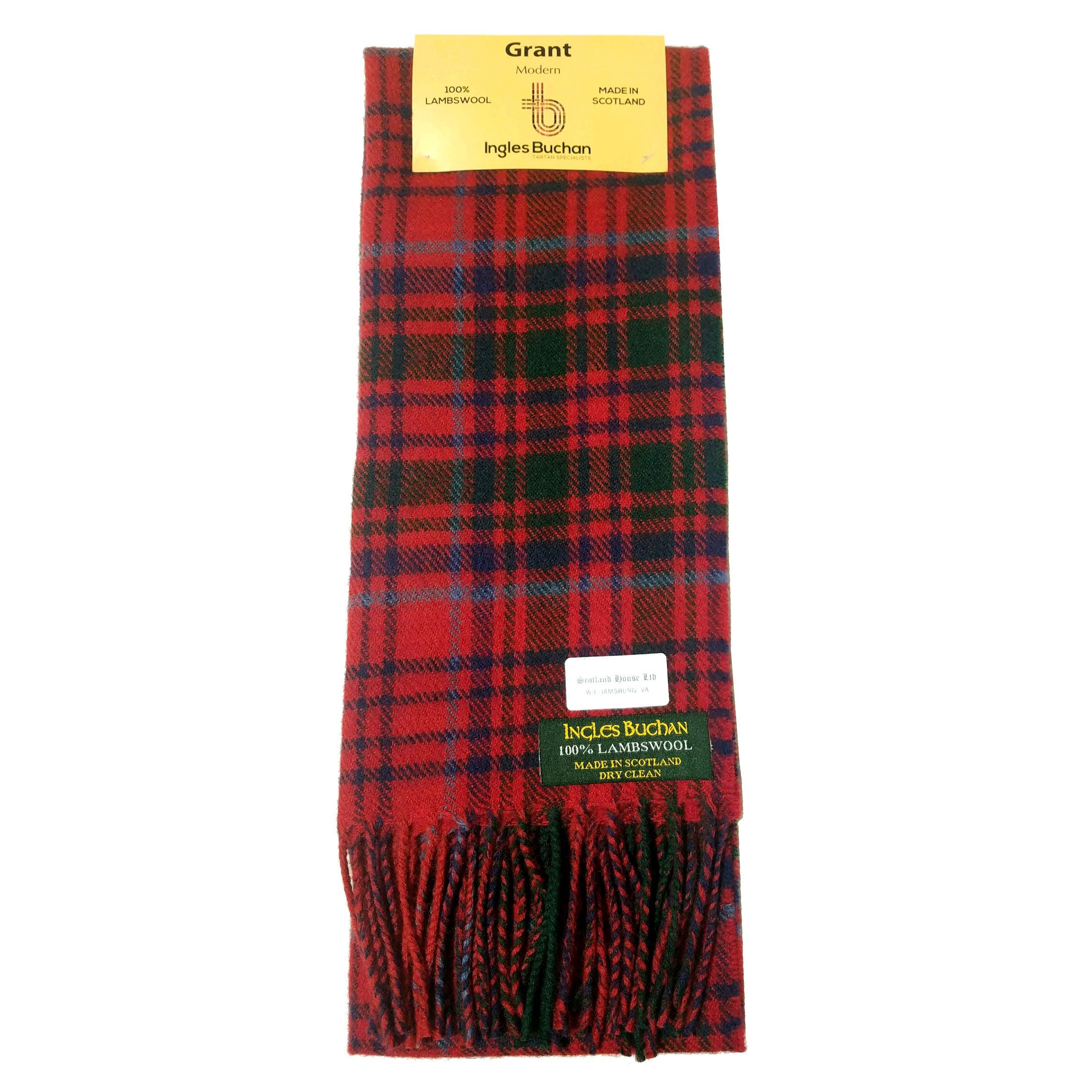マフラー 8103013F-W005G-TARTAN SQUIGGLE ORB SCARF 35X185