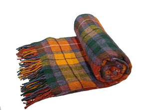 Wool Blend Tartan Blankets
