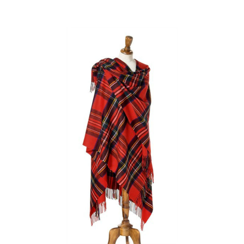 ストール+パシュミナ Reversible Wool Shawl Tartan Check Japan Reversible Wool Shawl Tartan Check Japanの通販 by Hio｜ラクマ