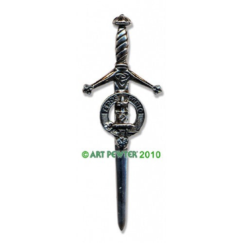 Clan Kilt Pin / Brooch from Art Pewter of Scotland — [ 68 Names ]