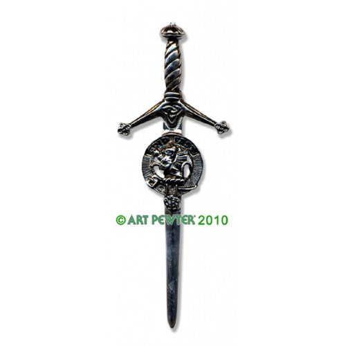 Clan Kilt Pin / Brooch from Art Pewter of Scotland — [ 68 Names ]