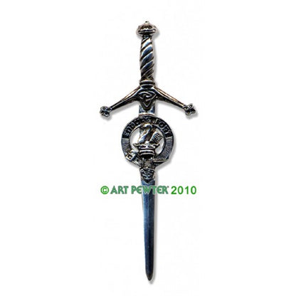 Clan Kilt Pin / Brooch from Art Pewter of Scotland — [ 68 Names ]