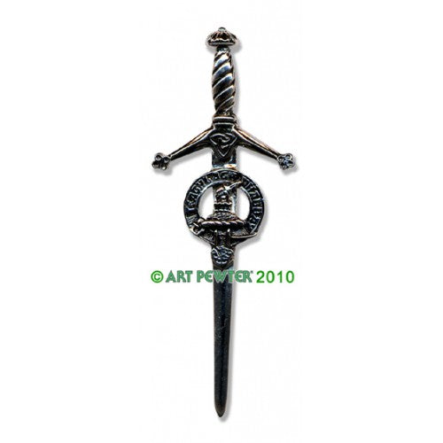 Clan Kilt Pin / Brooch from Art Pewter of Scotland — [ 68 Names ]