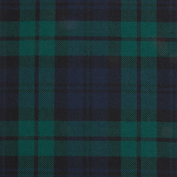 Black Watch Modern Tartan — Scottish Worsted Wool Scarf
