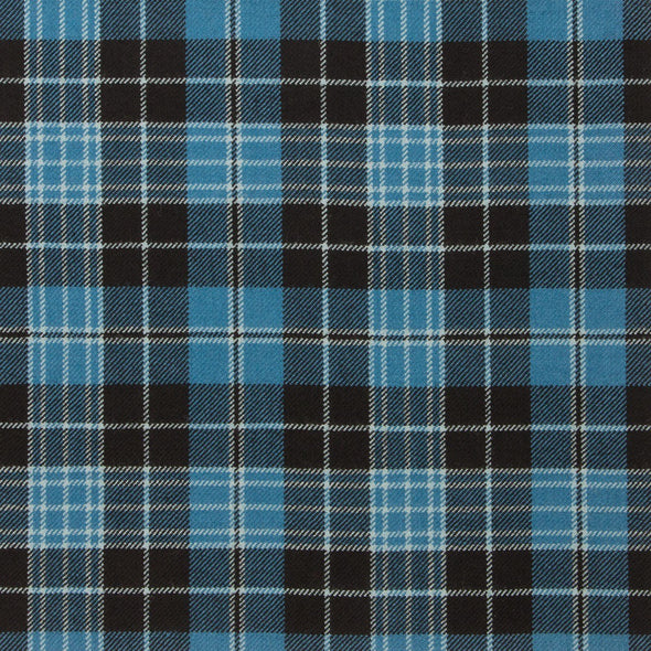 Clergy Blue Tartan — Scottish Worsted Wool Scarf