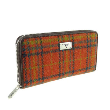 Harris Tweed Long Zip Wallet [22 Colors]