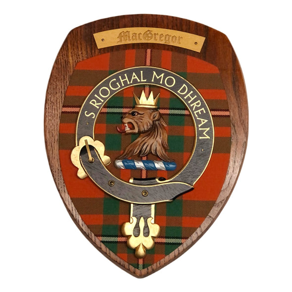 Handmade Clan Crest Wall Plaque | Large