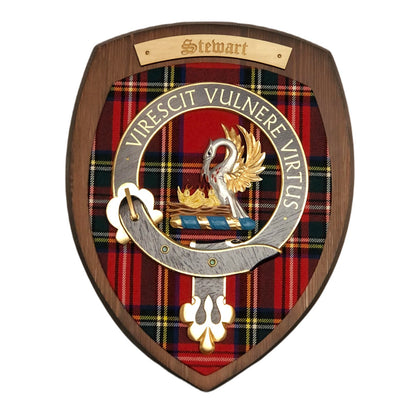 Handmade Clan Crest Wall Plaque | Large