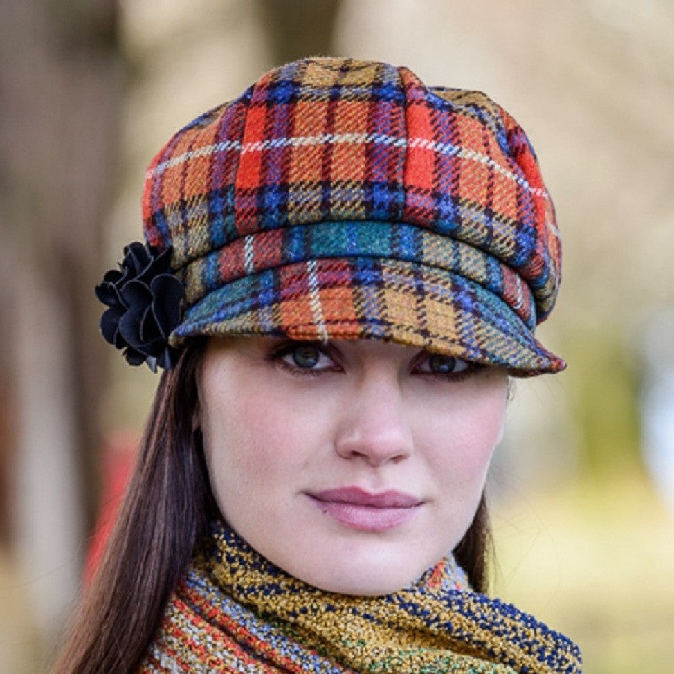 Ladies' Newsboy Cap Women's Irish Wool Hats – Scotland House,